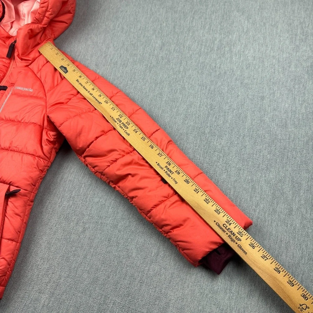 Patagonia Jacket Girls Large Orange Pine Grove Insulated Puffer Ski Quilt Hooded